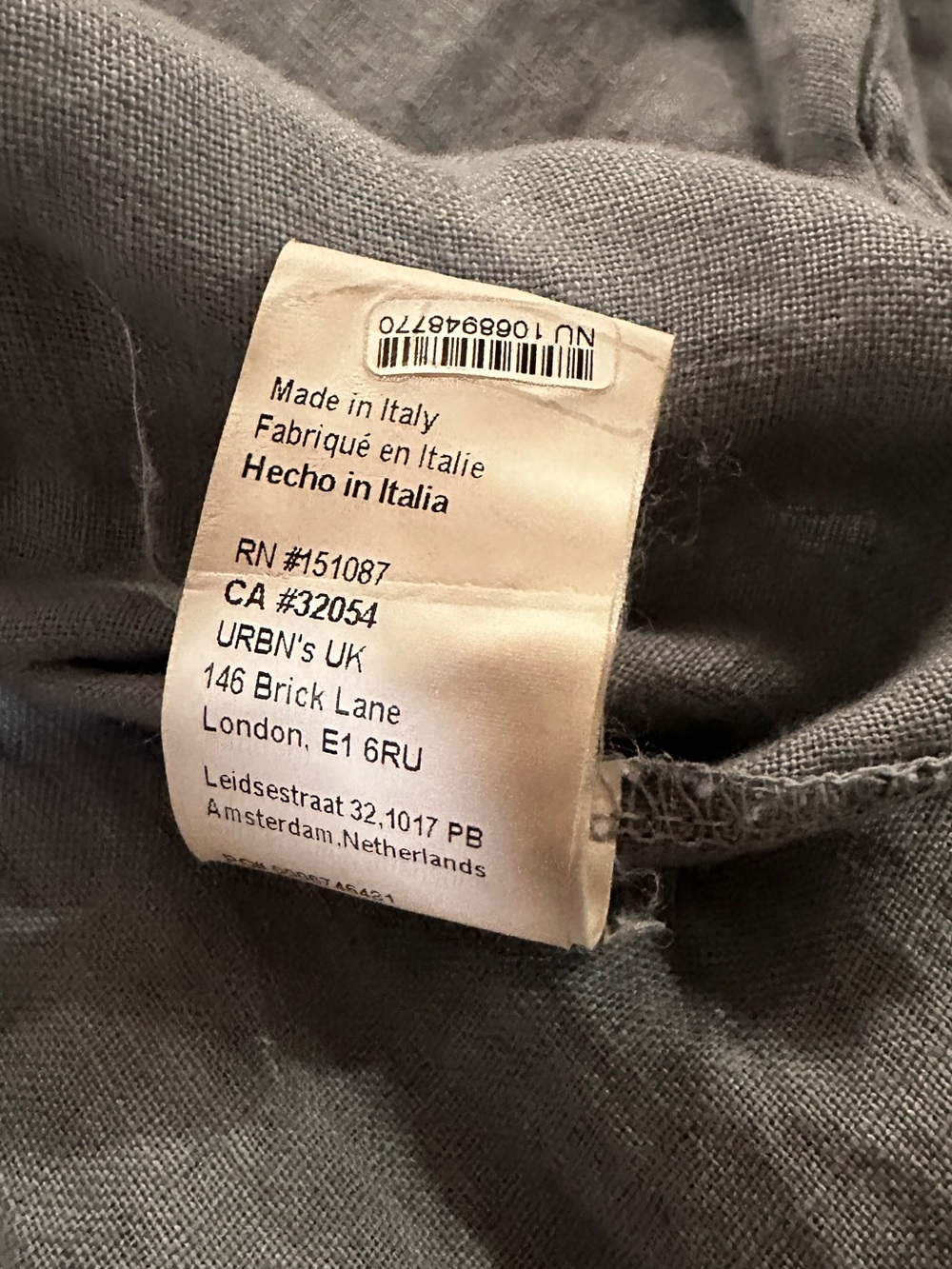 New Beachwood The Bonita Maxi Linen Dress in Yoli Size M/L - Picture 8 of 9